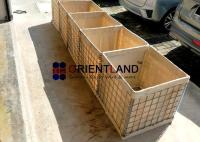 Barreiras militares resistentes uv Olive Green  Foldable Gabions