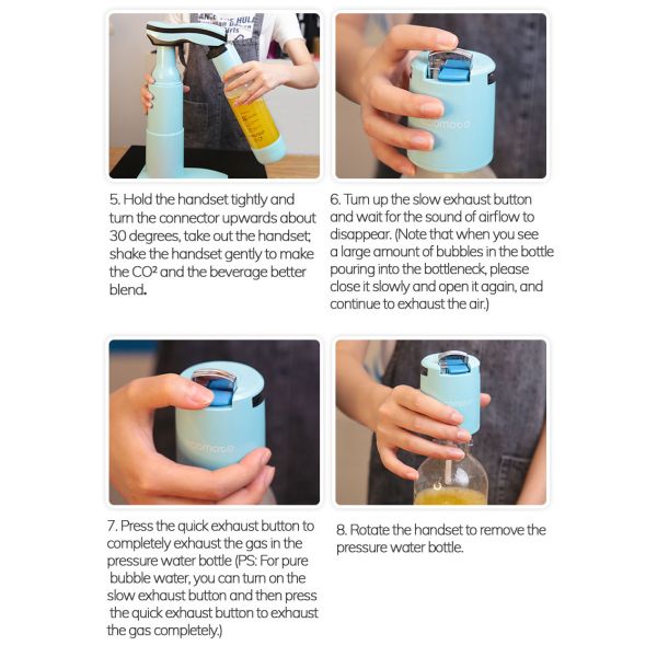 Pink 130x230x340mm Bubble Water Machine Juice Home