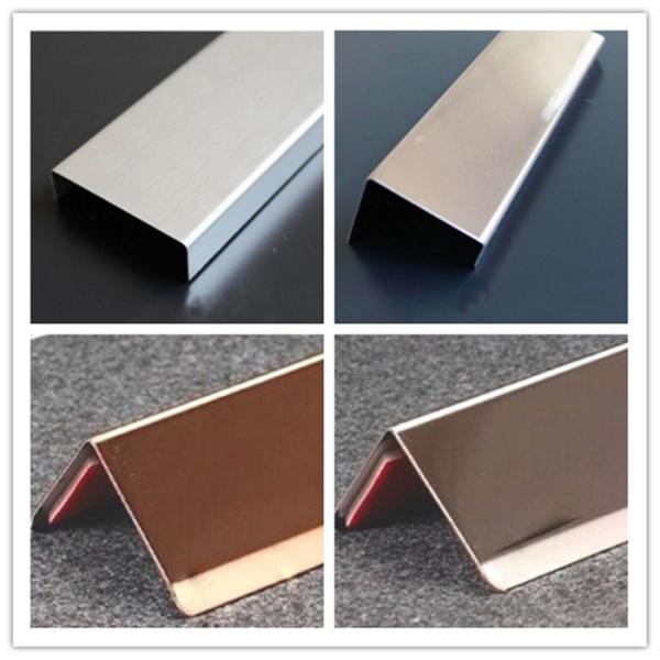 stainless steel channel trim, angle trim,shape( U, J, Z,L,T) trim, decorative trim