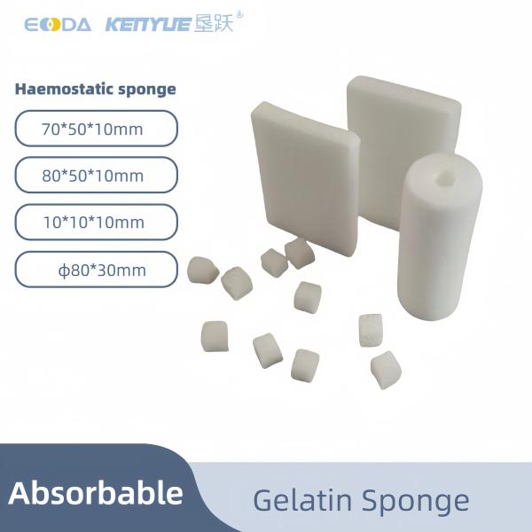 Medical dental hemostatic sponge wound dressing anal hemostatic sponge