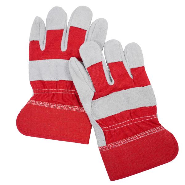Soft Lining Leather Heat Resistant Gloves , Forge Mig Fireplace High Temperature Safety Gloves