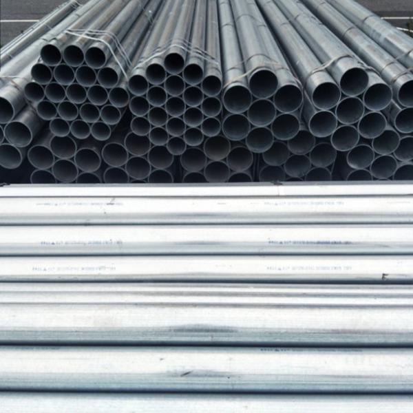 Q345 Round Galvanized Steel Pipe Z275 Z40 Z60 0.12mm-4mm
