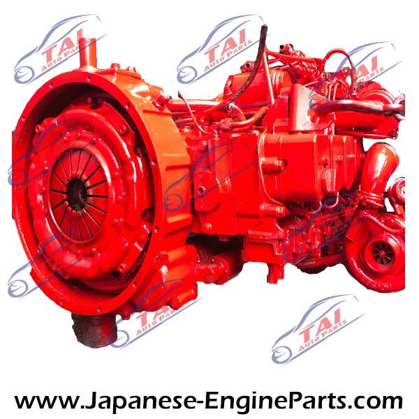 Motor japonês 6BT usado Motor automóvel completo com caixa de engrenagens para caminhão de passageiros Cummins Dodge Ram