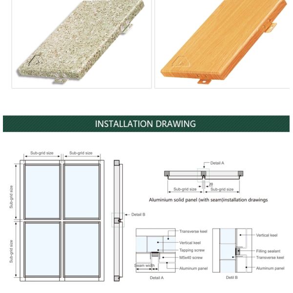 Building 3000mm 2.7mm Perforated Metal Panel Facade