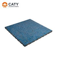 Carreaux de sol en caoutchouc durable pour le gymnase Non toxique, tapis de terrain de jeu en caoutchouc multifonctionnel