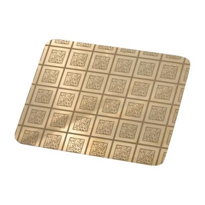 ASTM 201 304 folha gravada de aço inoxidável de aço inoxidável decorativa dos painéis 4x8