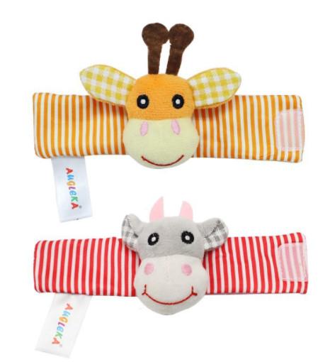 Baby Watch With Wrist Ring Cartoon Kids Plush Toys 2220550 CE Certification