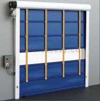 Controle remoto Porta de persiana rápida de estilo moderno de PVC com isolamento térmico