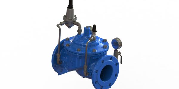 Rubber / Stainless Pressure Reducing Valve , Water PRV Adjustable Pressure Relief Valve
