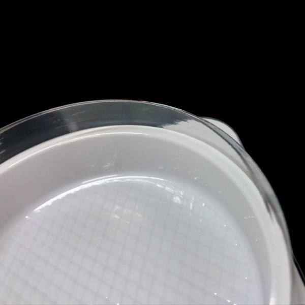 Food Grade PET Mousse Cake Box Clear Lid White Base
