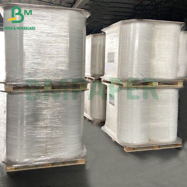 Белая упаковочная бумага для соломин для питья 24 гм 28 гм для упаковки соломин