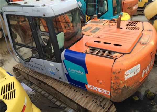 Japan Hitachi Ex120 Second Hand Excavators , Long Reach Excavator Year 1994