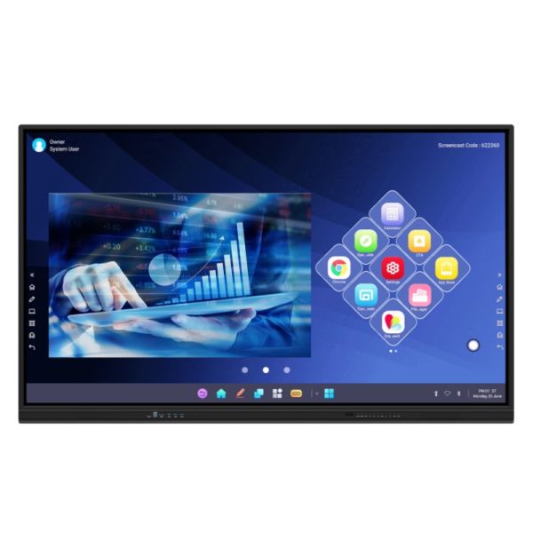 32G/64G Интерактивный сенсорный дисплей Whiteboard с аудиовыходом 2x20w 1x20W необязательно