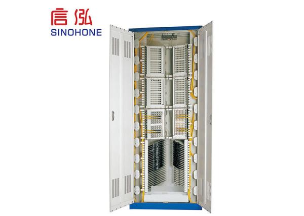 Fully Closed Fiber Distribution Cabinet , Fiber Optic Distribution Unit High Density