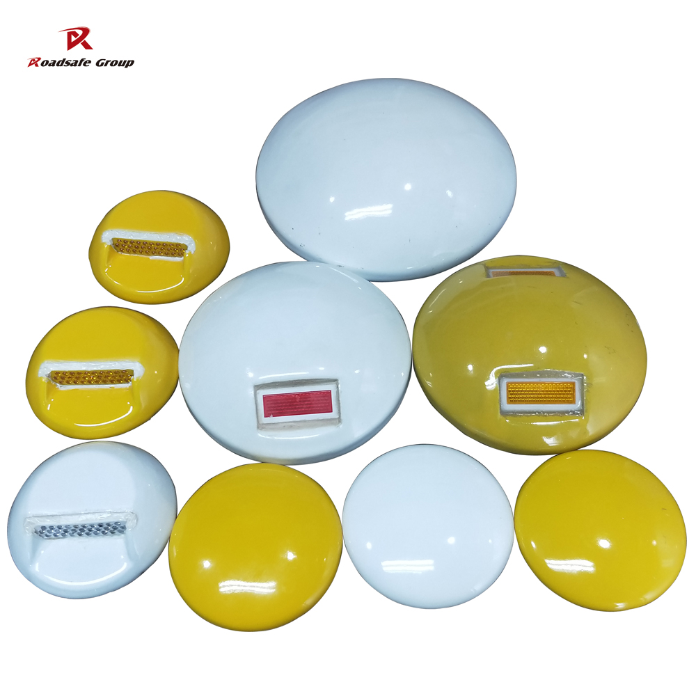 Ceramic Road Stud with Double Common Reflector and 20tons+ Anti-corrosion for Highway Safety