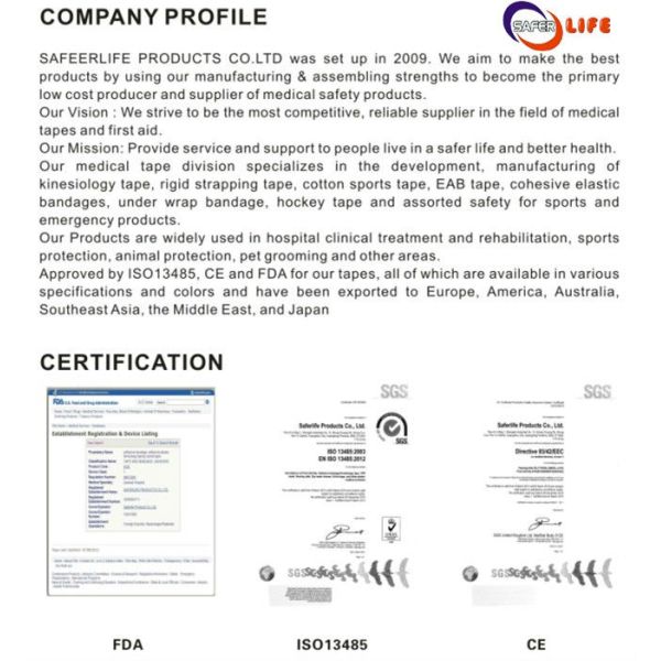 Cinta en Tira para la Parte de la Muneca, Vendaje para la Muneca