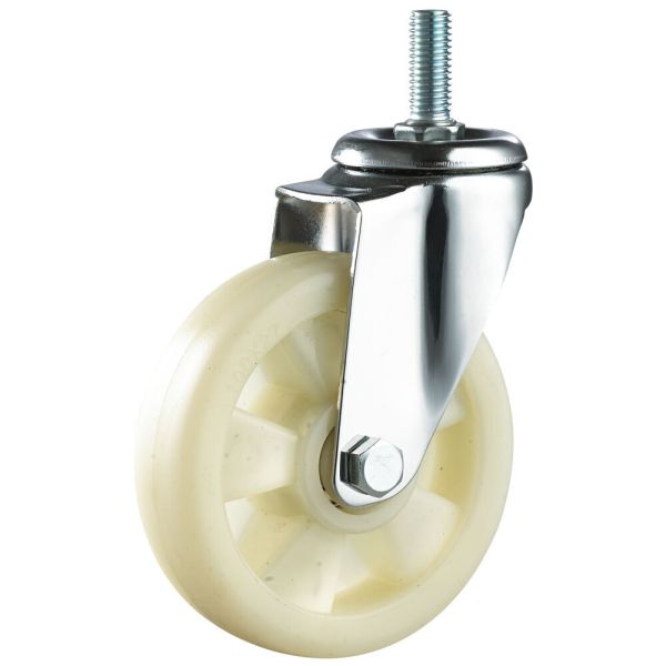 New Thread Stem PP Casters – Light Duty Furniture Caster Wheel
