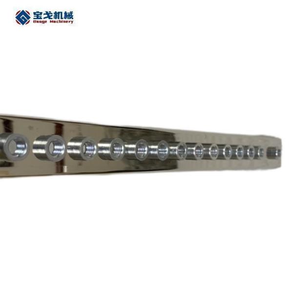 99.98% Copper Content Electrical Connector 150A Busbar with 2 Studs 20 Screw Terminals