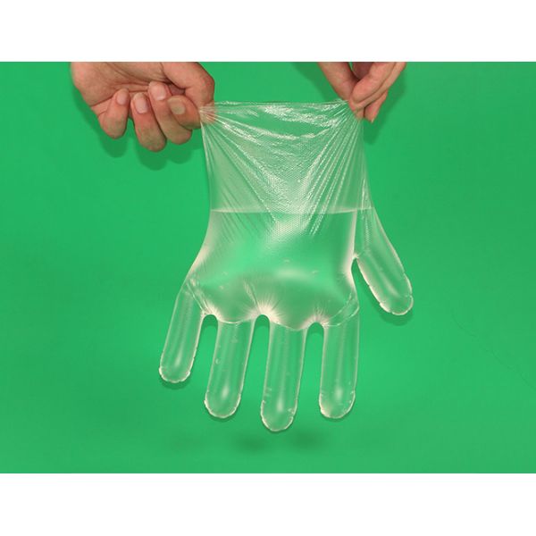 Customized Environmental Protection 0.4 Ultra Thin Disposable Film Plastic Gloves