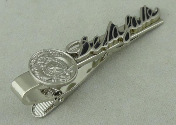 22 mm Special Cufflink Custom Tie Bars 3D Brass Stamped Silver