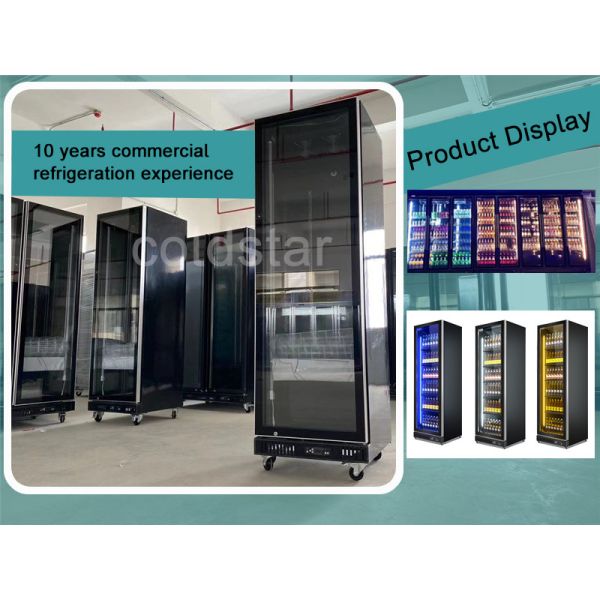 Beer Refrigerator Cool Drink Fridge Glass Door Display Beer Bottle Cooler