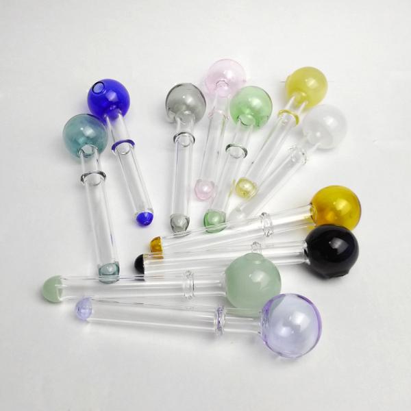 4.7 Inches Glass Tobacco Pipe Glass Oil Burner Tube Fixed Diffused
