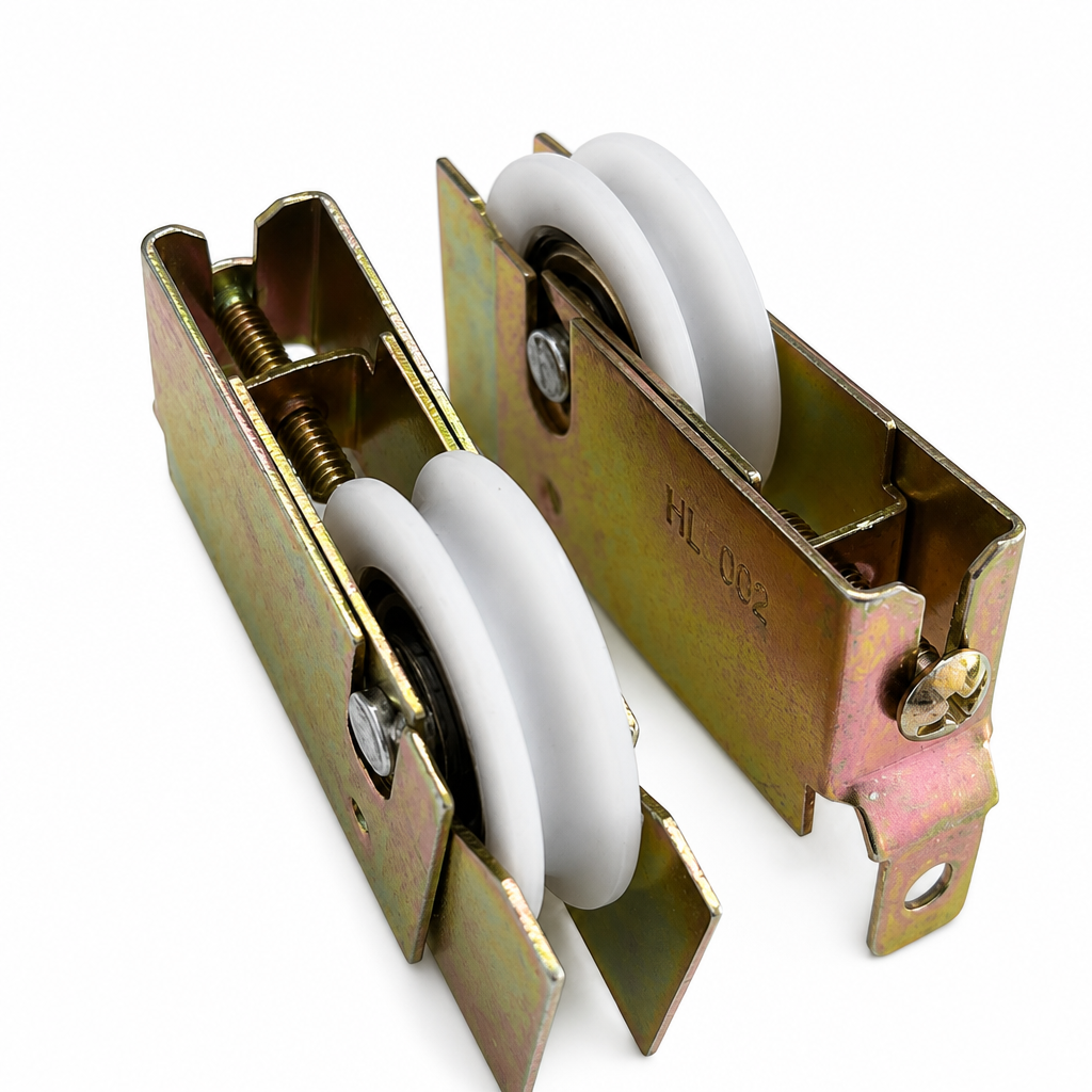 1mm 2mm Thickness Colored Zinc Sliding Window Roller and Window Roller Pulley Wheel for Smooth Sliding