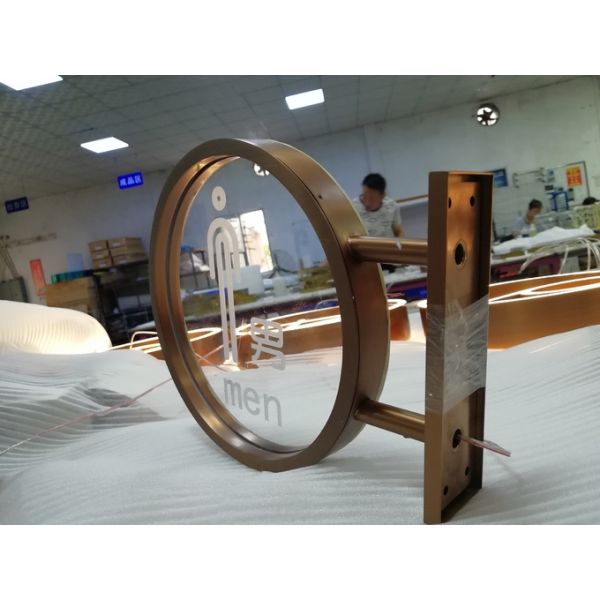 Acrylic / Aluminum Event Directional Signage 12mm For Address