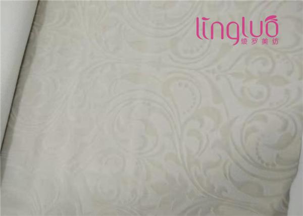 Polyester Decor Sofa Fabric Flocked Heat Insulation And Moisture Resistance
