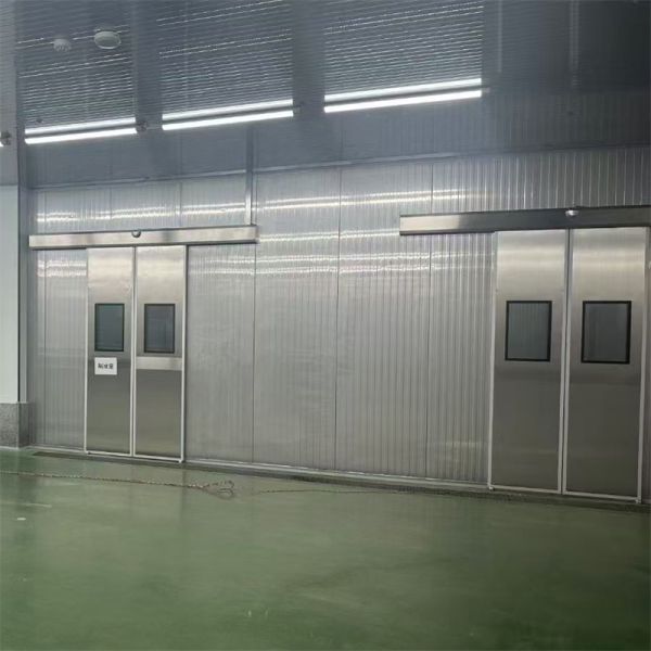 Customized Size Industrial Steel Cleanroom Door For Electronics Production Facilities