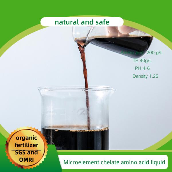 Amino Acid Chelate Microelement Liquid Fertilizer Include CuFeZnMnBMo Trace Element