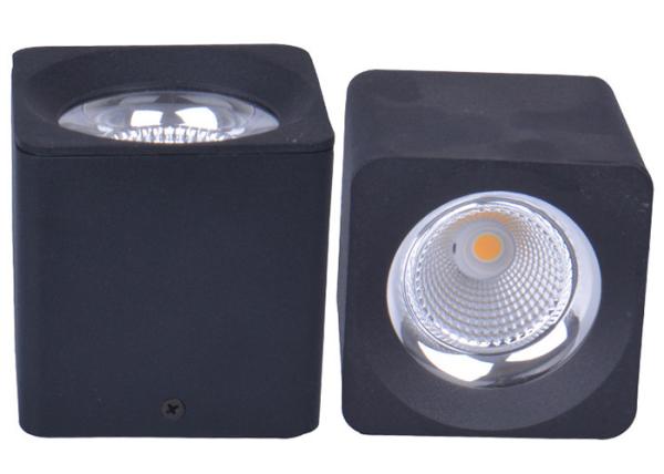 30W Black 2700lm Square Surface Mounted Downlight For Bathroom
