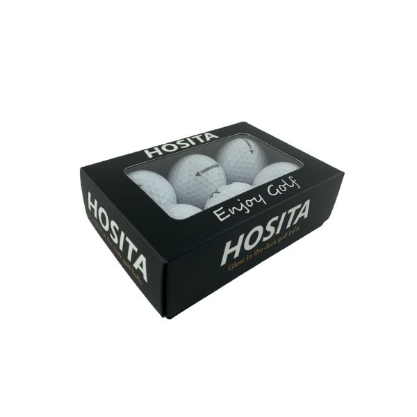 На заказ переработанный подарок для ремесла для упаковки мячей для гольфа с окном