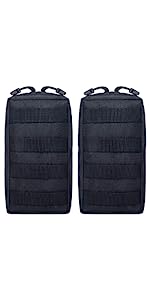 Sports Water Bottles Pouch Bag, Tactical Drawstring Molle Water Bottle Holder Portable Travel Tactical Hydration