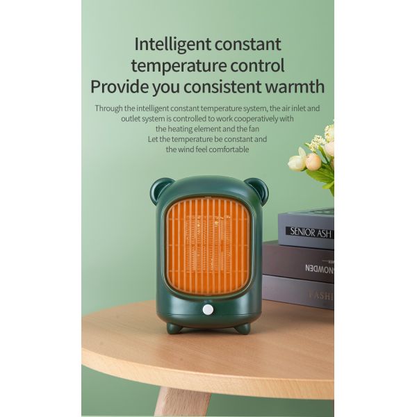 PTC Ceramic Element Infrared Heater for 's Small Smart Homes Portable and Powerful