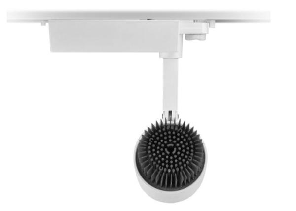 Adjustable Led Ceiling Track Lights Dimmable 3000lm white Luminum 3 Wires