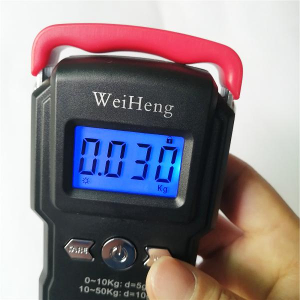 Balance de bagage électronique WH-A23, balance numérique 50KG avec une précision de 10 g et alimentation par batterie de Weiheng