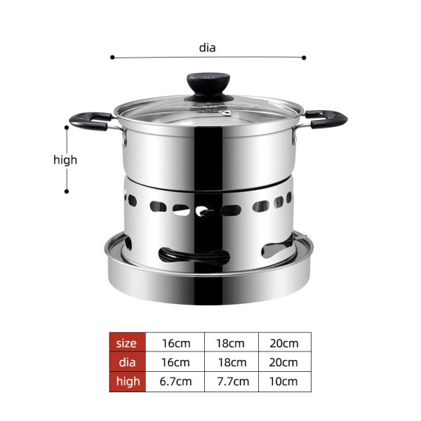 Обслуживания собственной личности плиты алкоголя гостиницы кухни бака нержавеющей стали моды набор бака простого горячего одиночного портативного горячий