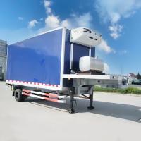 30FT Single Axle Chill And Frozen Truck Trailer With Thermoking Refrigeration Units For Fresh And Refrigerated Foods