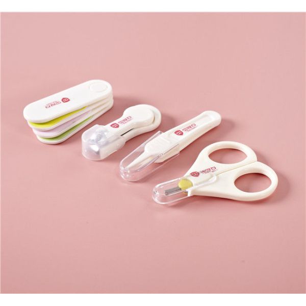 Safety Baby Nail Cutter Set Infant Manicure Set White Color BY18ZJJ4JT01