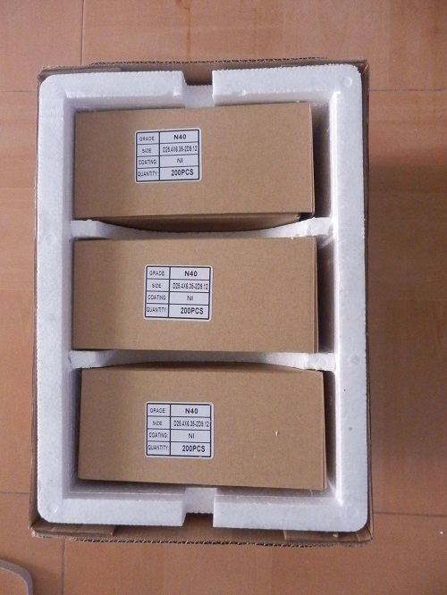 Д25.4 магниты диска × 6.35мм зенкованные Н40 с надежностью максимума отверстия 5мм