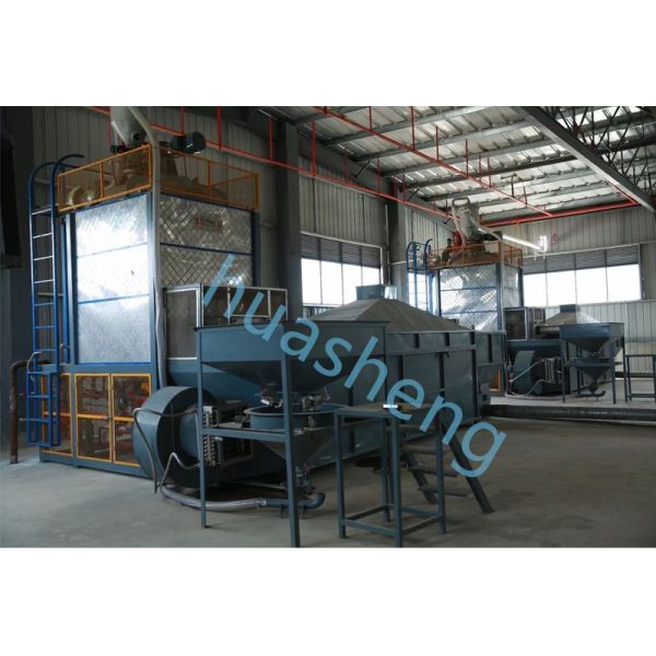 Expanded Polystyrene Foaming Machine EPS Resin Batch Density 10-40kg/M3 Pre Exapnder