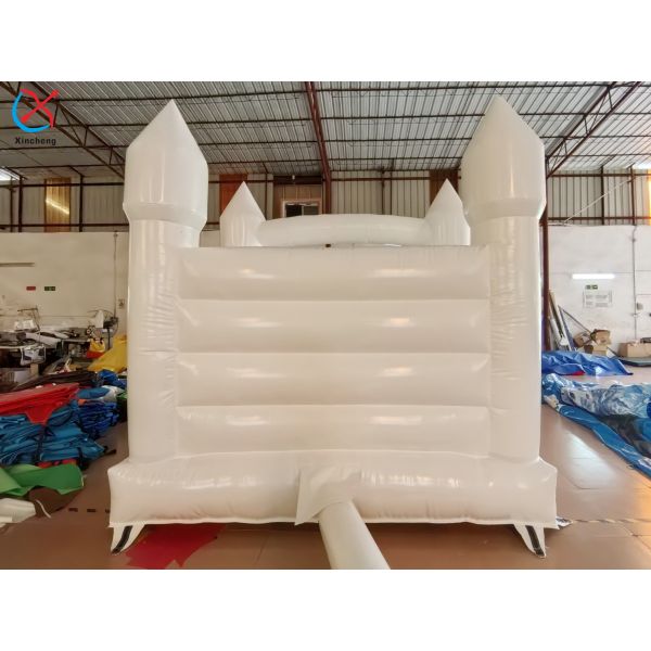 Manufacturer Inflatable White Wedding Bouncy House Inflatable Jumping Castle For Kids