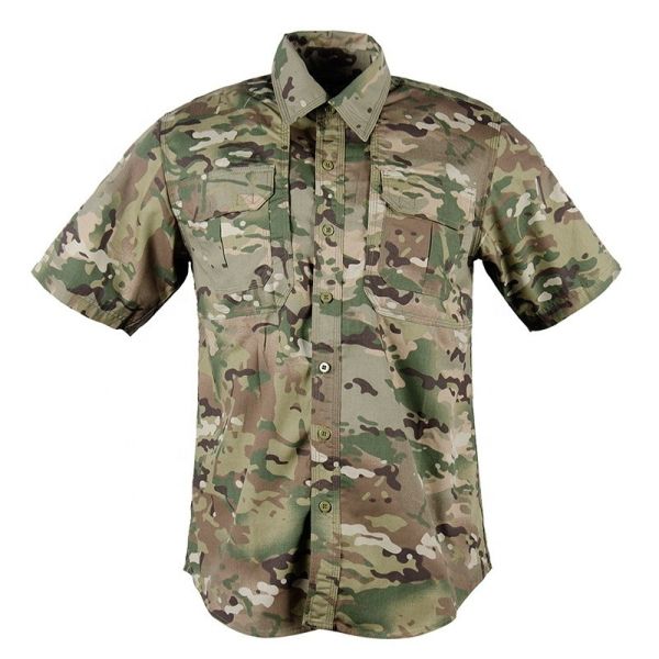 OEM/ODM Acceptable Short Sleeve Light Weight Wear-Resistant Breathable Training Shirt