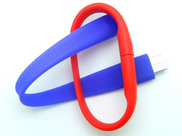 Cheap Wristband PVC USB flash Drive Custom Silicon Bracelet USB stick 16Gb