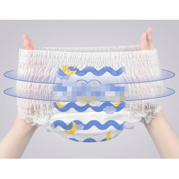 S M L XL Blue ADL Layer Eco Friendly Disposable Baby Nappies