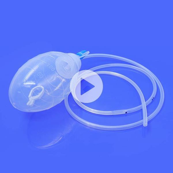 Medical Silicone Negative Pressure Drainage Bulb for Wound Exudate