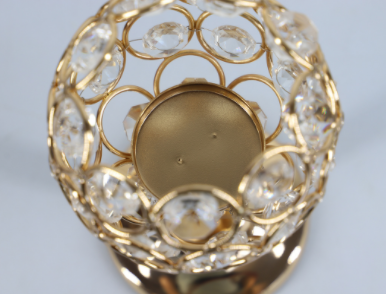 Aluminium Nordic Candlestick , Single Tier Metal Candle Holders