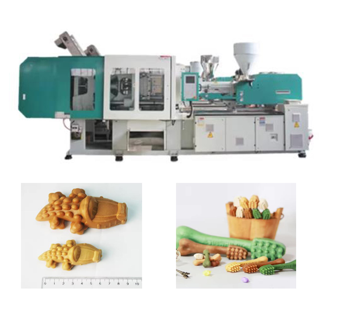 Automatic Moulded Dental e Dog Biscuit Machine Single Screw