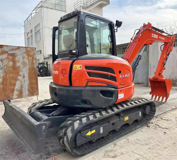 Original Kubota Kx163 Excavator 5 Ton with 0.22 m3 Bucket Capacity Made In Japan